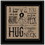 "Hugs Around the Neck" by Deb Strain, Ready to Hang Framed Print, Black Frame B06785824