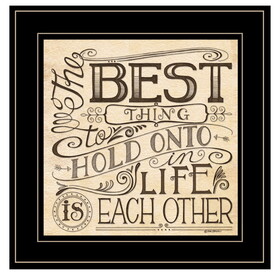 "Each Other" by Deb Strain, Ready to Hang Framed Print, Black Frame B06785835