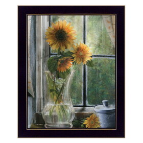 "Morning Flower" by ED Wargo, Ready to Hang Framed Print, Black Frame B06785840