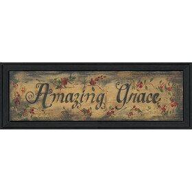"Amazing Grace" by Gail Eads, Printed Wall Art, Ready to Hang Framed Poster, Black Frame B06785845