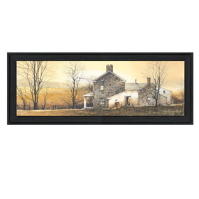 "A New Day" by John Rossini, Printed Wall Art, Ready to Hang Framed Poster, Black Frame B06785911