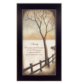 "Family" by Kendra Baird, Printed Wall Art, Ready to Hang Framed Poster, Black Frame B06785923