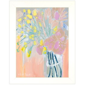 "Maybe She's a Wildflower" by Kait Roberts, Ready to Hang Framed Print, White Frame B06785934