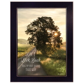 "Don't Look Back by Lori Deiter" by Lori Deiter, Ready to Hang Framed Print, Black Frame B06785945