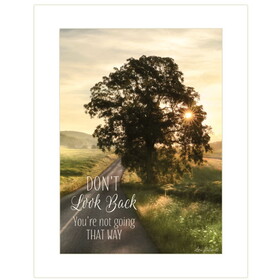 "Don't Look Back by Lori Deiter" by Lori Deiter, Ready to Hang Framed Print, White Frame B06785946