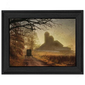 "Sunday Morning" by Lori Deiter, Printed Wall Art, Ready to Hang Framed Poster, Black Frame B06785947
