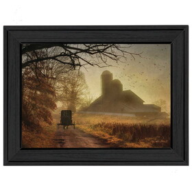 "Sunday Morning" by Lori Deiter, Printed Wall Art, Ready to Hang Framed Poster, Black Frame B06785948