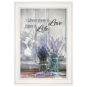 "Where There is Love" by Lori Deiter, Ready to Hang Framed Print, White Frame B06785956