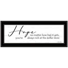 "Hope" by Lori Deiter, Ready to Hang Framed Print, Black Frame B06785980