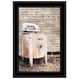 "Laundry Room" by Lori Deiter, Ready to Hang Framed Print, Black Frame B06785996