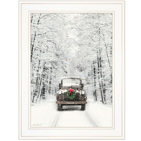 "Antique Christmas" by Lori Deiter, Ready to Hang Framed Print, White Frame B06786011