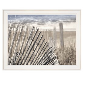 "on The Coastline" by Lori Deiter, Ready to Hang Framed Print, White Frame B06786066