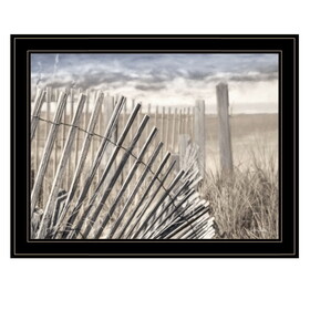 "on The Coastline" by Lori Deiter, Ready to Hang Framed Print, Black Frame B06786067