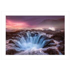 "Genesis" by Moises Levy, Ready to Hang Framed Print, White Frame B06786073
