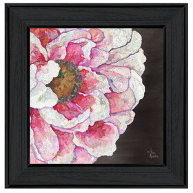 "Blooms on Black I" by Lisa Morales, Ready to Hang Framed Print, Black Frame B06786126