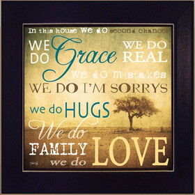 "We Do" by Marla Rae, Printed Wall Art, Ready to Hang Framed Poster, Black Frame B06786174