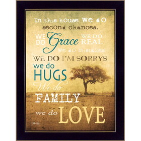 "We Do" by Marla Rae, Printed Wall Art, Ready to Hang Framed Poster, Black Frame B06786175
