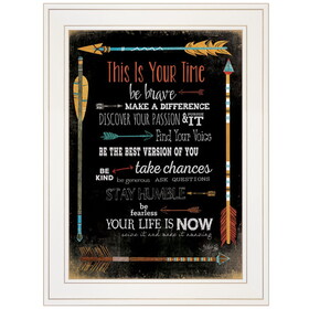 "This is Your Time" by Marla Rae, Ready to Hang Framed Print, White Frame B06786190