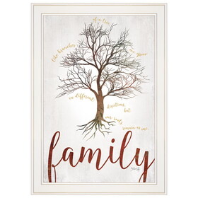 "Family Tree" by Marla Rae, Ready to Hang Framed print, White Frame B06786208