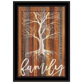 "Family Roots" by Marla Rae, Ready to Hang Framed Print, Black Frame B06786218