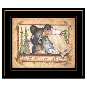 "Bear Necessities" by Mary Ann June, Ready to Hang Framed Print, Black Frame B06786268
