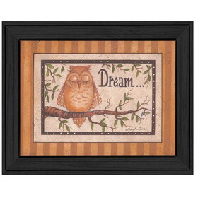 "Dream" by Mary June, Printed Wall Art, Ready to Hang Framed Poster, Black Frame B06786298
