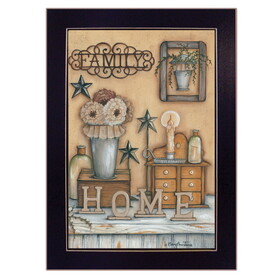 "Family" by Mary Ann June, Ready to Hang Framed Print, Black Frame B06786311