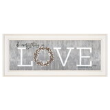 Love - Do Everything in Love by Marla Rae, Ready to Hang Framed print, White Frame B06786343