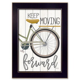 "Moving Forward" by Marla Rae, Printed Wall Art, Ready to Hang Framed Poster, Black Frame B06786355
