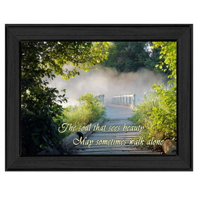 "Beauty" by Trendy Decor4U, Printed Wall Art, Ready to Hang Framed Poster, Black Frame B06786361