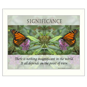 "Significance" by Trendy Decor4U, Printed Wall Art, Ready to Hang Framed Poster, White Frame B06786372