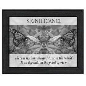 "Significance" by Trendy Decor4U, Printed Wall Art, Ready to Hang Framed Poster, Black Frame B06786373