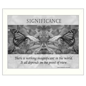 "Significance" by Trendy Decor4U, Printed Wall Art, Ready to Hang Framed Poster, White Frame B06786374