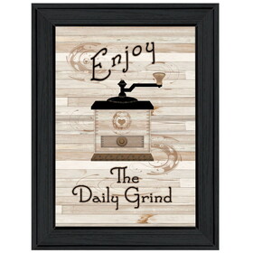 "The Daily Grind" by Millwork Engineering, Ready to Hang Framed Print, Black Frame B06786427
