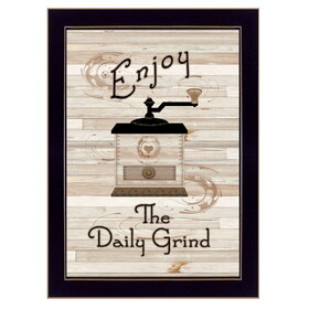 "The Daily Grind" by Millwork Engineering, Ready to Hang Framed Print, Black Frame B06786428
