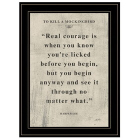 "Book Quote VI" by Misty Michelle, Ready to Hang Framed Print, Black Frame B06786466
