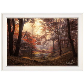 "The Pool" by Martin Podt, Ready to Hang Framed print, White Frame B06786524