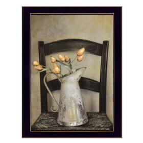 "Golden Tulips" by Robin-Lee Vieira, Ready to Hang Framed Print, Black Frame B06786610