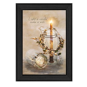 "Make a Wish" by Robin-Lee Vieira, Printed Wall Art, Ready to Hang Framed Poster, Black Frame B06786613