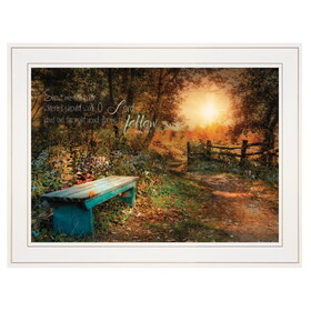 "Show Me the Path" by Robin-Lee Vieira, Ready to Hang Framed print, White Frame B06786623