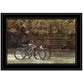 "Journey Together" by Robin-Lee Vieira, Ready to Hang Framed Print, Black Frame B06786631