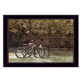"Journey Together" by Robin-Lee Vieira, Printed Wall Art, Ready to Hang Framed Poster, Black Frame B06786632