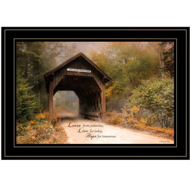 "Live for Today" by Robin-Lee Vieira, Ready to Hang Framed Print, Black Frame B06786648