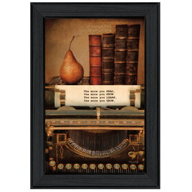 "Read, Know, Learn, Grow" by Robin-Lee Vieira, Ready to Hang Framed Print, Black Frame B06786649