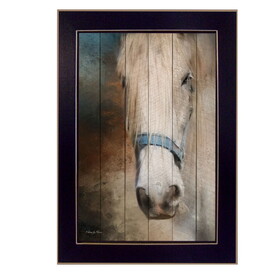 "Old Gray Mare" by Robin-Lee Vieira, Printed Wall Art, Ready to Hang Framed Poster, Black Frame B06786670