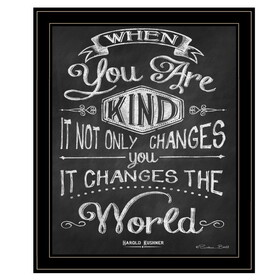 "When You Are Kind" by Susan Ball, Ready to Hang Framed Print, Black Frame B06786691