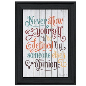 "Never Allow Yourself" by Susan Ball, Ready to Hang Framed Print, Black Frame B06786705