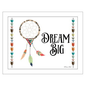 "Dream Big" by Susan Boyer, Printed Wall Art, Ready to Hang Framed Poster, White Frame B06786715