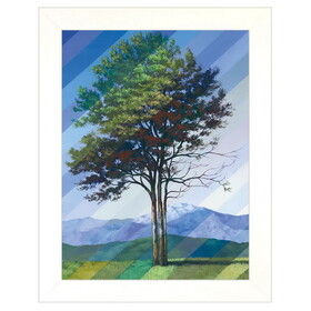 "Catching Light" as Time Passes by Tim Gagnon, Ready to Hang Framed print, White Frame B06786730