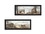 "Farms Collection" 2-Piece Vignette by John Rossini, Printed Wall Art, Ready to Hang Framed Poster, Black Frame B06786781